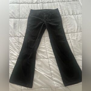 Calvin Klein Women's Black Corduroy Flare Jeans